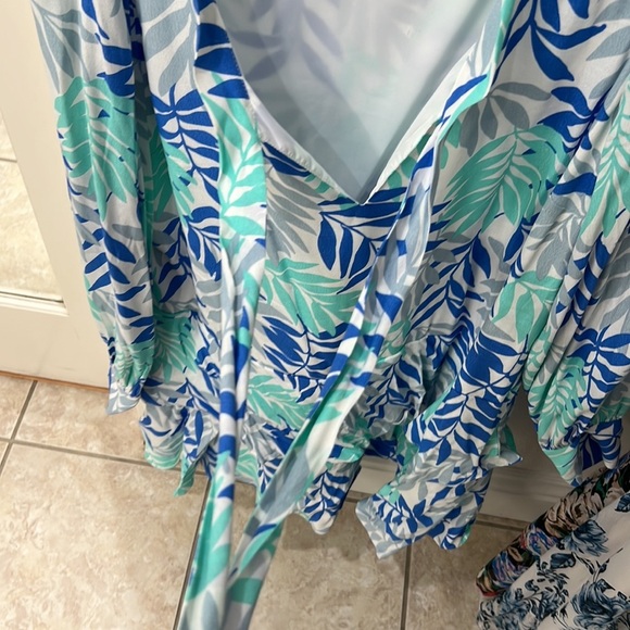 Sail To Sable Long Sleeve Ruffle Hem Dress - Picture 7 of 8